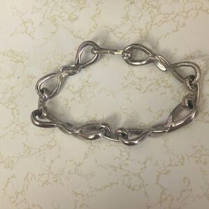 Elegant heavy Silver Chain Bracelet